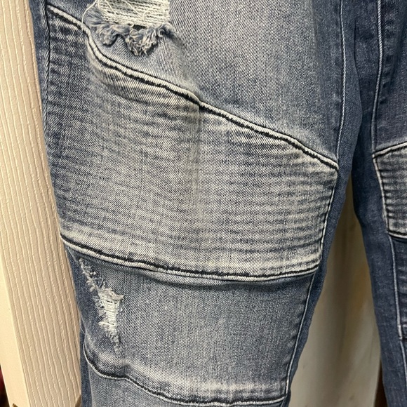 WOMENS Kan Can Moto cropped jeans - Picture 4 of 5